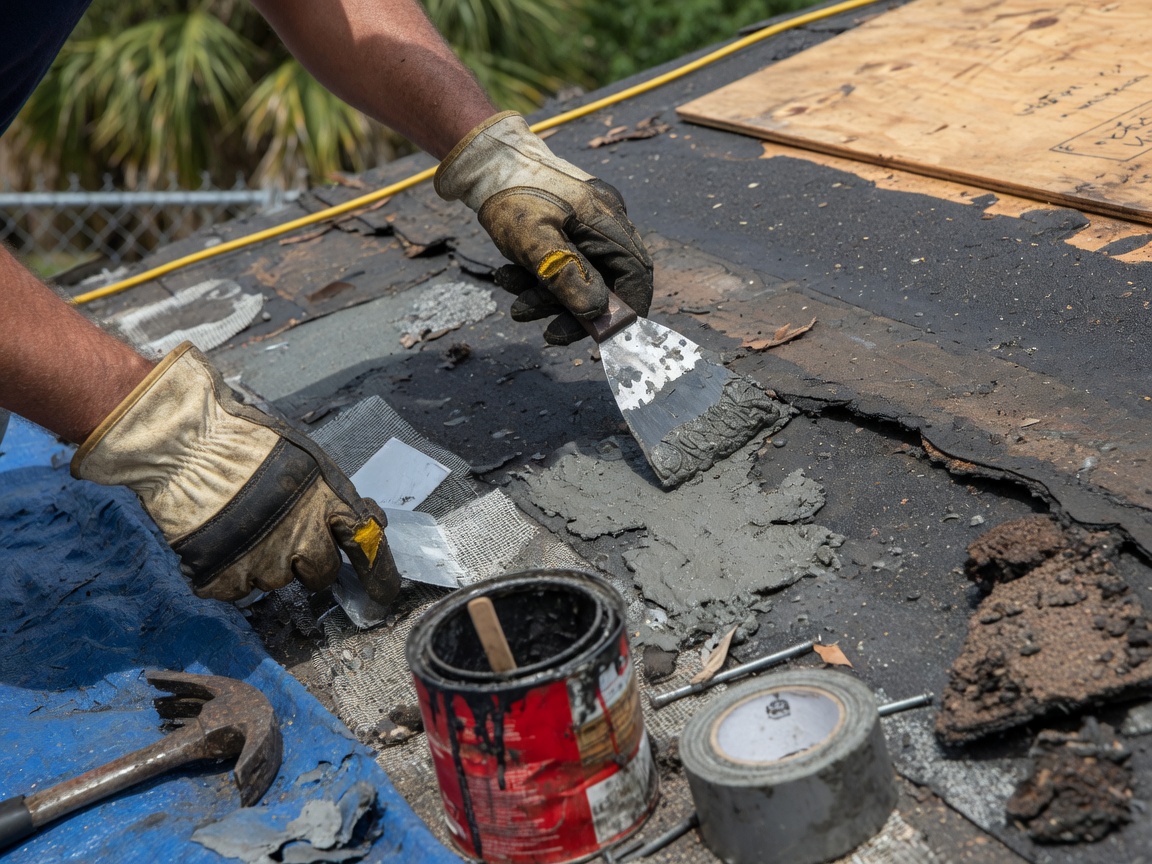 Roof Repair in Barrett, TX 77532