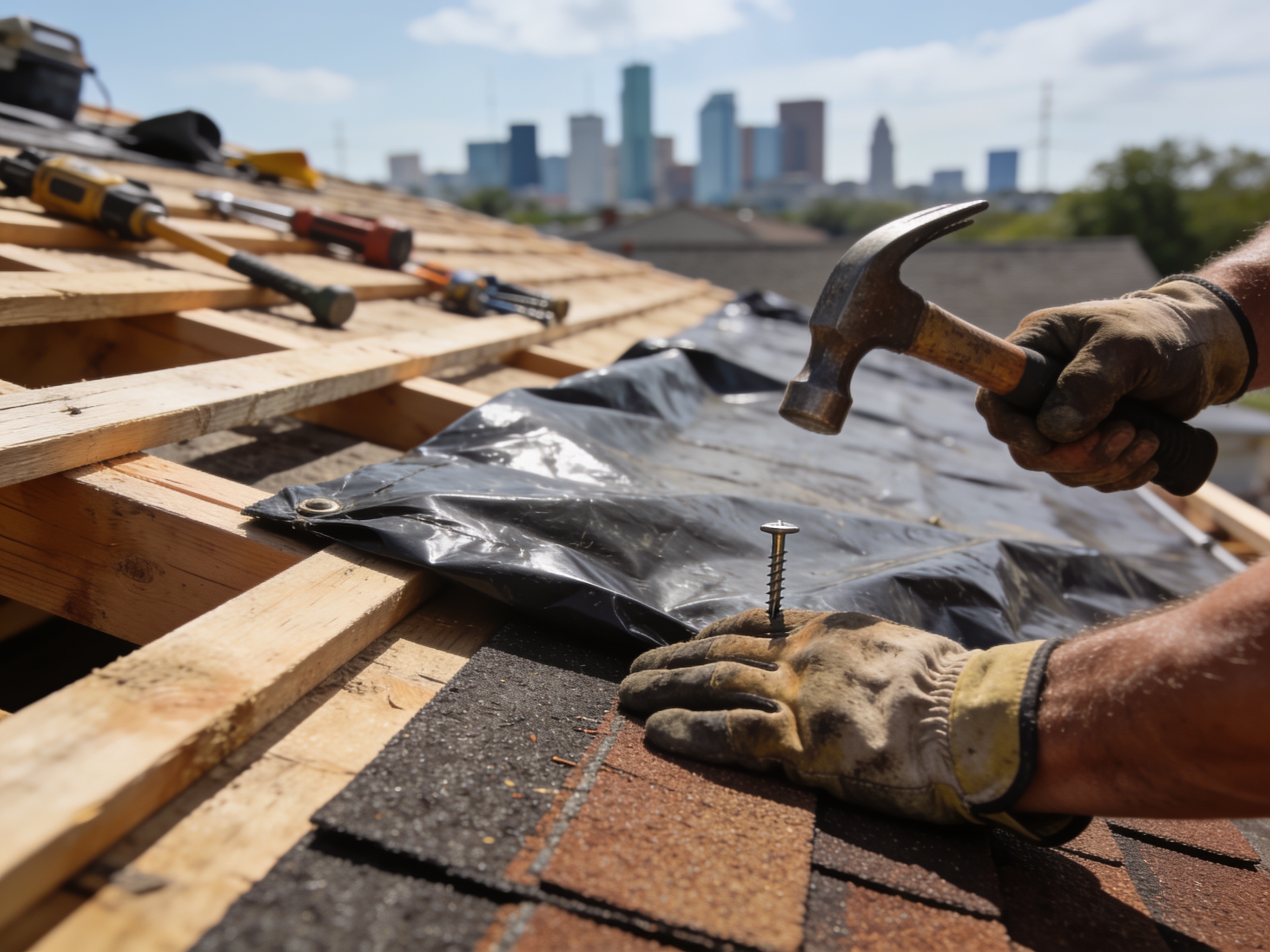 Roof Repair in Beach City, TX 77523